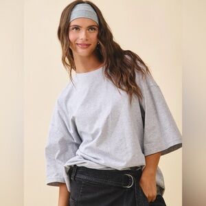 Favorite Oversized T - Heather gray